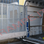 Rampa girevole e pieghevole in alluminio